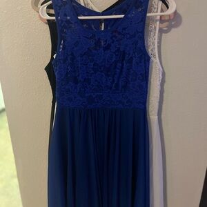 Beautiful lace and chiffon dresses